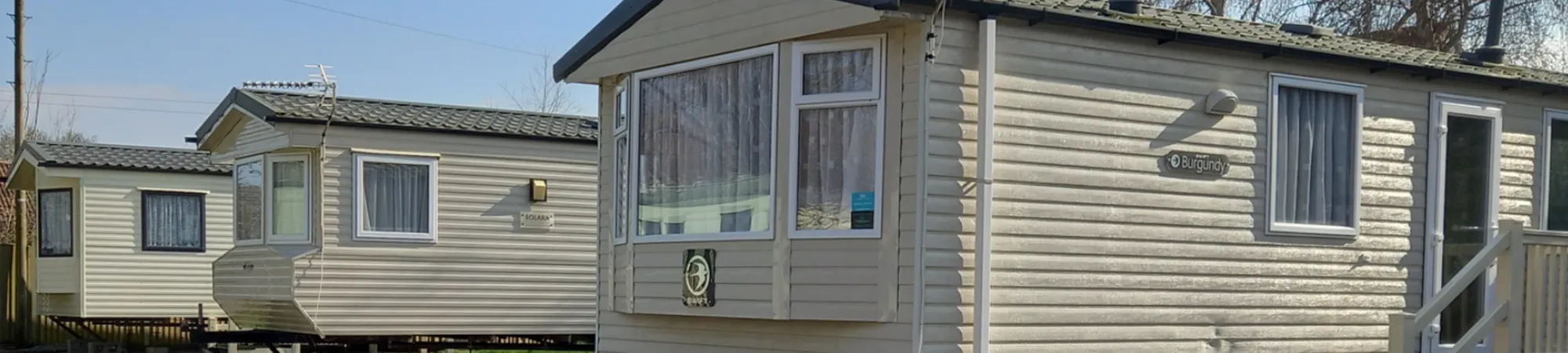On-site holiday caravans